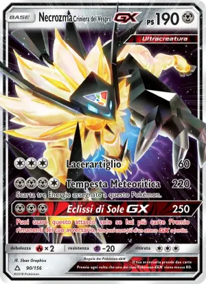 Necrozma Criniera del Vespro GX
