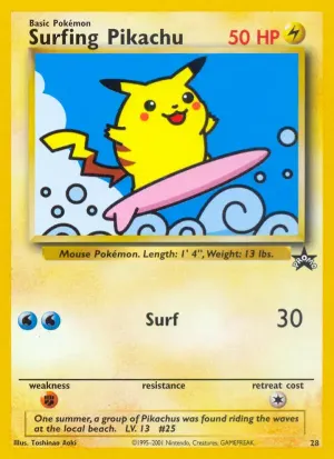 Pikachu surfeur