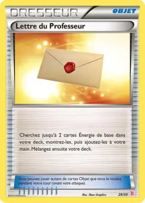 Lettre du Professeur