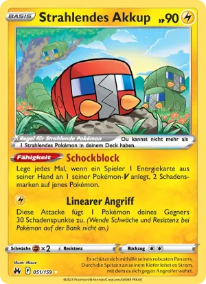 Strahlendes Akkup