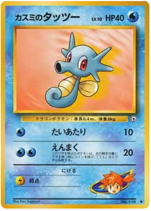 Misty's Horsea（LV.10）