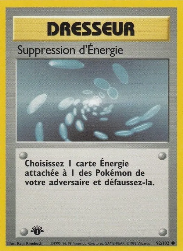 Suppression d'Énergie