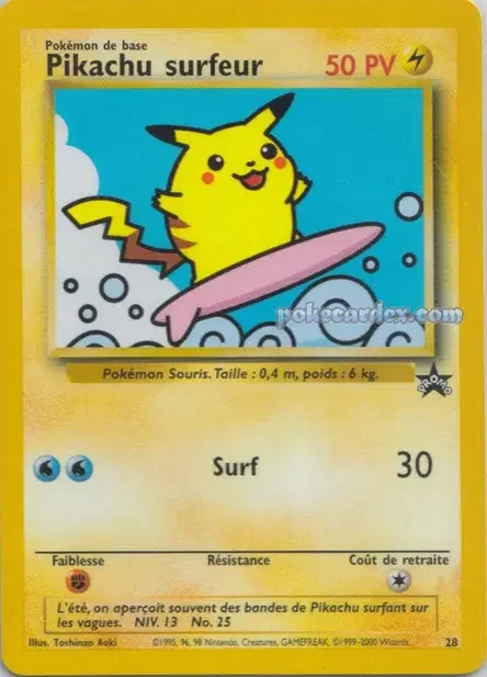 Pikachu surfeur